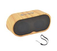 Jubepk Wireless Speaker, Vintage Portable Player, Battery Powered Retro Music Box, Rechargeable Small Speaker with TF Card Support for Home, Indoor, Decor, Bureau, Bedroom, Living Room