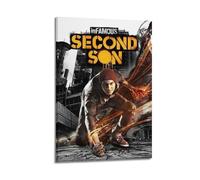 JUBHGGU Infamous Second Son Poster décoratif sur toile pour chambre à coucher 30 x 45 cm