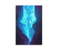 JUBHGGU Poster décoratif sur toile Narcisse - Poster mural moderne pour chambre à coucher - 20 x 30 cm