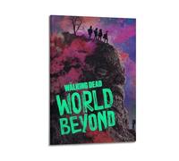 JUBHGGU Poster décoratif sur toile pour chambre à coucher Motif The World Outside The Walking Dead 20 x 30 cm