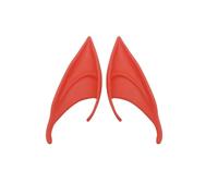 JubilantJive Oreilles d'elfe en latex douces pour la peau sensible - Design d'ange réaliste pour cosplay et fêtes | Convient pour tous les âges | Accessoires réutilisables avec sangles/adhésif (10 cm