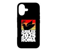 Jubilé 2025 Roma Peace Dove Rayé Lever du Soleil Sainte Foi Année Coque pour iPhone 17