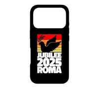 Jubilé 2025 Roma Peace Dove Rayé Lever du Soleil Sainte Foi Année Coque pour iPhone 17 Pro