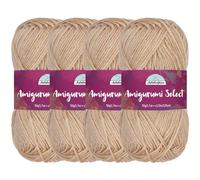 JubileeYarn Amigurumi Select Pelote de laine acrylique pour bébé Camélia 4 écheveaux