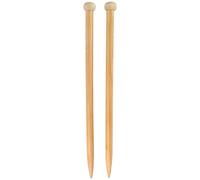 JubileeYarn Jumbo Aiguilles à tricoter en bambou - 18 mm - 40,6 cm de long - 1 paire