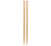 JubileeYarn Jumbo Aiguilles à tricoter en bambou - US 50 (25 mm) - 61 cm de long - 1 paire