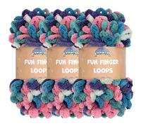 JubileeYarn Lot de 3 écheveaux de fil en polyester 100 g