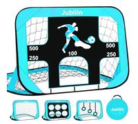Jubilin Ensemble de Buts de Football, But de Football Pop Up pour Enfants, 4 Modes de Buts de Football pour Jardin Enfants Adultes, But de Football Pliable avec Sac de Transport pour Jardin, Parc