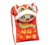 Jubilofex 2025 Année de la mascotte de, lunaire Nouvel An Snake Plush, Lunar New Year Snake Plush, Année des peluches de serpent, 2025 Année de serpent Mascot Plush pour le nouveau