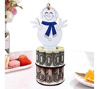 Jubilofex Adorables Porte-argent pour Noël,Porte-billets en Bois à Double Couche avec Trou - pour Cadeaux en Argent Adultes Anniversaire Fêtes