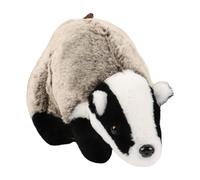 Jubilofex Animal en Peluche De Blaireau - sur La Faune Douce, d'animaux Gris | Jouet Câlin Réaliste, Mignon Crétin De Forêt en Peluche pour Décoration De Canapé, Affichage De La Chambre, Cadeau D'es