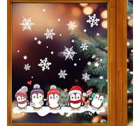 Jubilofex Autocollants de fenêtre Flocons de Neige de Noël | Décoration de Noël, Autocollants de Fenêtre de Flocon de Neige - Autocollants de Noël, Décorations, Autocollants Flocons de Neige