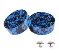 Jubilofex Bandes de guidon de vélo - Revêtement antidérapant, EVA Road Grip | Bandes respirantes pour guidon de direction, bande élastique absorbant les chocs, sangles de poignée de roue de vélo pour