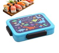 Jubilofex Boîte à déjeuner réutilisable à 5 compartiments pour tout-petits, stockage des aliments pour le sport, la mer, les longs trajets, le camping d'été en plein air