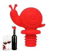 Jubilofex Bouchon À Vin,Accessoire De Bouchons Réutilisables 3D En Forme D'Escargot - Bouchon De Bouteille Coloré,Pour Maison Cuisine Restaurants Bière Vinaigre Boissons
