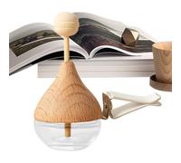 Jubilofex Bouteilles de diffuseur de voiture vides | Flacon de parfum décoratif pour voitures - Décoration Scent pour embout d'air en forme de goutte pour camion et maison