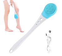 Jubilofex Brosse Corporelle Électrique | 3 Vitesses Nettoyant Rechargeable USB | Brosse de Bain Douce pour la Douche - pour Hommes Femmes Seniors Maison Salle de Bain Spa Peaux Sèches Sensibles