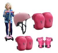 Jubilofex Casque enfant réglable, kit de casque de vélo pour , protège-poignet léger | Équipement de protection de skateboard avec sangles réglables pour , garçons, filles
