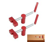 Jubilofex Collier de serrage pour chien | Pinces d'étau pour le travail du bois, outils de charpentier compacts, outils de travail du métal, travail du bois réglable pour établi