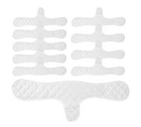 Jubilofex Coussinets de Soutien-Gorge en Coton | Lot de 10 Protège-Soutien Anti-Transpiration | Doublures Lavables Rafraîchissantes pour Sport Extérieur, Randonnée et Activités Physiques
