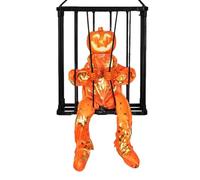 Jubilofex Décor de Prisonnier d'halloween | Décor de Maison hantée de Prisonnier Effrayant de Cage - Cage de fantasmagorique, décor d'halloween Hurlant avec détecteur de Mouvement et de