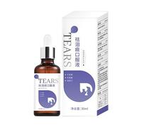 Jubilofex Détachant de larmes de chat - Gouttes oculaires pour animaux de compagnie, solution douce pour les yeux | Liquide de nettoyage des larmes | Nettoyant naturel pour chiens, chats, chiots