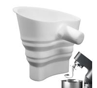 Jubilofex Entonnoir à farine | Outils de cuisson pliables en silicone, embout d'arrosage simple pour mixeur de cuisine, pour aliments secs, préparation d'œufs, pâtisserie, cuisson à la maison