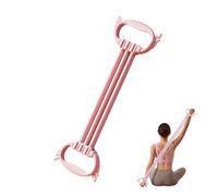 Jubilofex Figure 8 bandes - Sangle d'entraînement extensible réglable pour la mise en forme du corps | Ceinture extensible de yoga en forme de 8 - Pilates Fitness Yoga Entraînement et Gym Ainsi