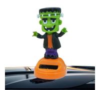 Jubilofex Figurine Hochement de Tête pour Tableau de Bord - Ornements Zombie Vibrants pour Tableau de Bord de Voiture - Statuette Danseuse Vibrante pour Console Centrale Décoration