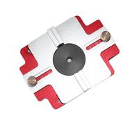 Jubilofex Gabarit Mortaise Porte,Guide Fraisage Précision 2-en-1 | Outil Guidage Position Rainurage pour Coupe Installation Bords Rayonnés Armoires Cercles Mortaises Rainures Bois