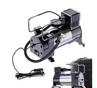 Jubilofex Gonfleur de pneu portable - Puissant compresseur de pompe à air électrique automatique - Accessoires de gonflage efficaces pour les voyages en plein air