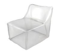 Jubilofex Housse de chaise de prière transparente en fourrure d'animaux | Sac de chaise de prière imperméable avec fermeture éclair | Organiseur de jouets remplis imperméable | pour chambre d'enfant