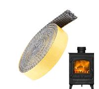 Jubilofex Joint De Porte De Poêle À Bois | Joint D'échappement Haute Température Pour Poêle À Pellets - Ruban D'Étanchéité Ignifuge Pour Brûleur | Conduits Chauffage Appartement Cheminée Extérieur