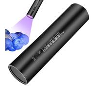 Jubilofex Lampe torche noire à main - Stylo détecteur de billets - Lumière détectrice portable - Lampes UV multifonctionnelles, stylo testeur de faux billets pour animaux de compagnie, légumes