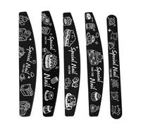 Jubilofex Lime à ongles, pour soin des ongles, avec motifs d' , bloc polisseur brillant, outils de manucure pour la maison, le salon, les voyages, le spa, la vie quotidienne, l'anniversaire, les