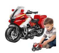Jubilofex Modèle de Moto,Jouet Musical Réaliste avec Lumière - Friction Automatique Sans Piles pour Table Étagère Chevet Voyage Enfant - Décoration Étagère Table Chevet
