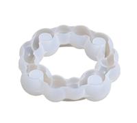 Jubilofex Moule en silicone pour bougeoir conique en résine, béton époxy, plâtre, ciment coulé, bougeoir, artisanat pour décoration de maison, fête, centre de table