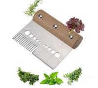 Jubilofex Outil Effeuilleur, Transformation De Légumes Multi-Usage, Outil Pour Effeuiller Les Feuilles Et Râpe À Oignons Verts, Pour Persil Thym Chou Frisé Cuisine Restaurant Pique-Nique Camping
