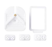Jubilofex Outils d'argile pour boucles d'oreilles | Outil d'embarquement de clous pour boucles d'oreilles en argile, accessoires de sculpture de bijoux faits maison pour la maison, le studio, l'école