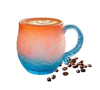 Jubilofex Petite Tasse À Café,Mug Coucher e Soleil 35cl - Tasse À Boisson Résistant aux Renversements - pour Café Thé Lait Boissons Froies et Chaues Bureau Cuisine Bureau Salle Étue Maison Camping