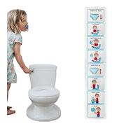 Jubilofex Potty Training Visual - Tableau des Toilettes pour, Pass Apprentissage | Système de Routine de Pot interactif Graphique Positif, Amusant et Facile indépendance de la Conduite de Sac