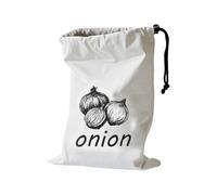 Jubilofex Sac de rangement pour oignons | Sac de rangement en toile pour pommes de terre, oignons, ail - Sac réutilisable et lavable avec cordon de serrage pour aliments, légumes, fruits, garde-manger