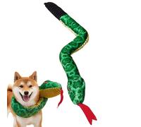 Jubilofex Snake Plüschhundspielzeug, Plüsch niedlicher Hund Kauspielzeug gefülltes Tier-klingende Papierhund-Kauspielzeug für Agressive -Bissen-résistant Rollenspiele Kauspielzeugsachen
