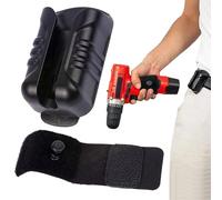 Jubilofex Support de ceinture de forage | Clip en nylon portable - Support de rangement pour perceuse de ceinture - pour clé à vis, cloueur, atelier, travail du bois, plomberie, électriciens