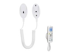 Jubilofex Support magnétique pour télécommande, support mural pour petits articles | Support de télécommande TV avec corde à ressort pour tableau blanc, ventilateur LED, salle de classe, chambre à