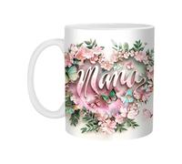 Jubilofex Tasse à café pour maman - Tasse à eau en céramique | Tasse à thé élégante à motif floral pour les nouvelles mamans, épouse, amie, grand-mère pour un anniversaire