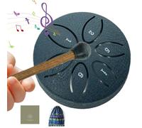 Jubilofex Tonneau À Pluie De Jardin - Instrument de Méditation Extérieur pour Adultes | Percussion Manuelle Éducative pour Méditation Pleine Conscience Relaxation Yoga Adultes Débutants