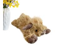 Jubilofex Vache des Highlands remplie - réaliste et Mignonne - Jouet de Vache des Hautes Terres - pour bébé, Fille, Adulte - Confort, Soutien, décoration de Chambre d'enfant
