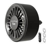 Jubilofex Ventilateur AC pour voiture | Ventilateur USB pour grille d'aération - Décoration parfumée avec lumière colorée - Petit dispositif de refroidissement pour van, véhicule, camionnette