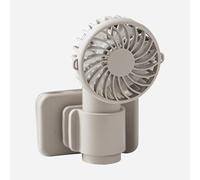 Jubilofex Ventilateur électrique à main | Ventilateur parapluie personnel à pince - Voyage, camping, 3 vitesses de vent, électronique de chargement USB pour la maison, la tente, la poussette, le